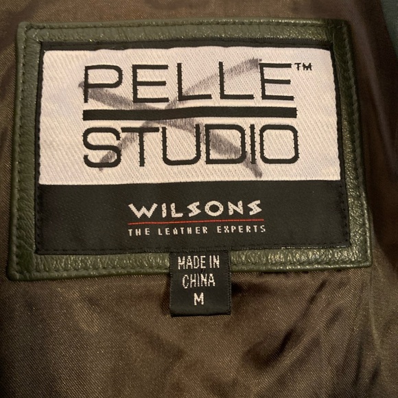 Vintage Pelle Studio Women’s Leather Jacket Button Up - Picture 3 of 6